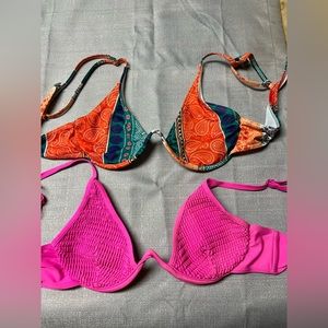 2 MEDIUM SHIEN BIKINI TOPS